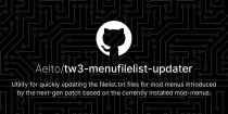 巫师3菜单文件列表更新工具 - TW3 Menu Filelist Updater v1.2