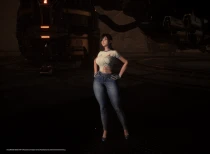 FourSeconds Destroyed Denim for 《剑星》丰满重塑