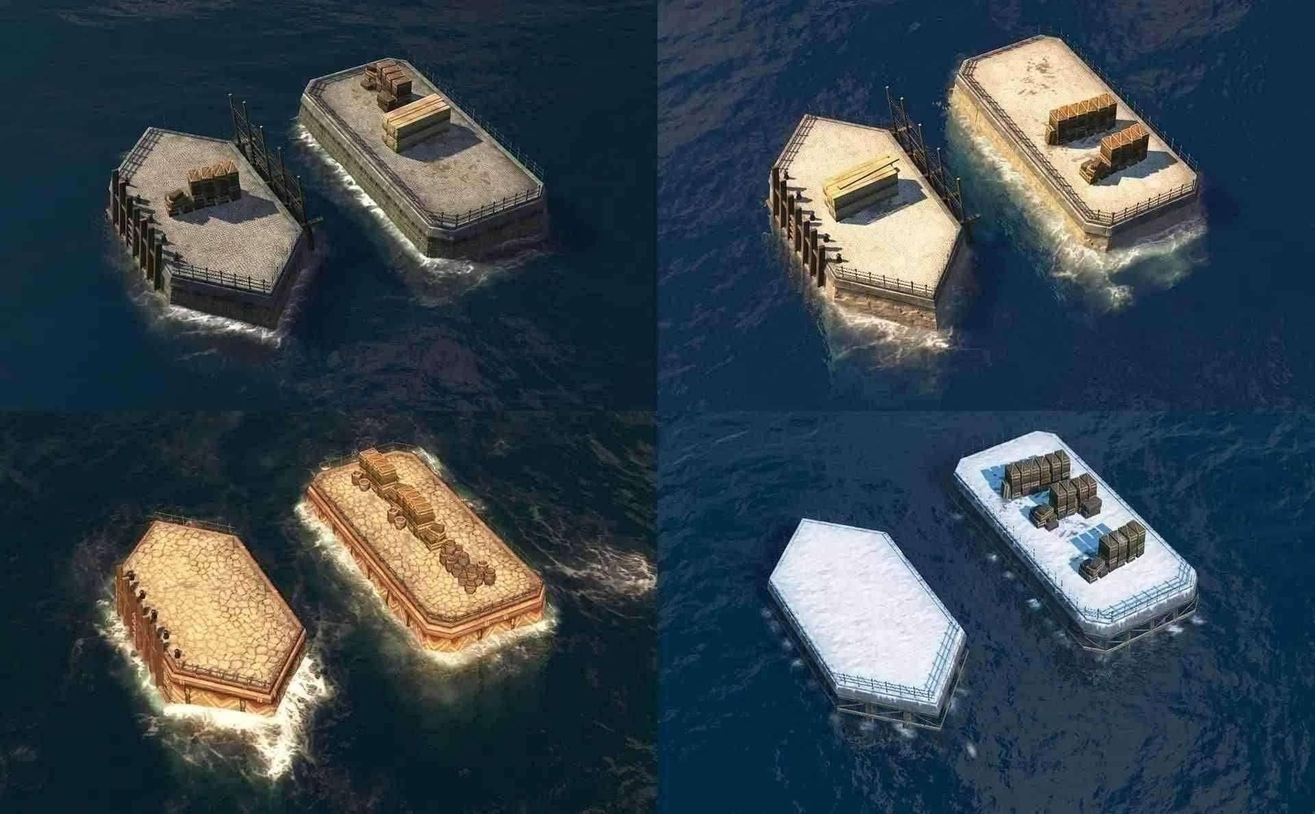 371.webp Quay System Full Corners 码头系统全角 - 强迫症玩家必备