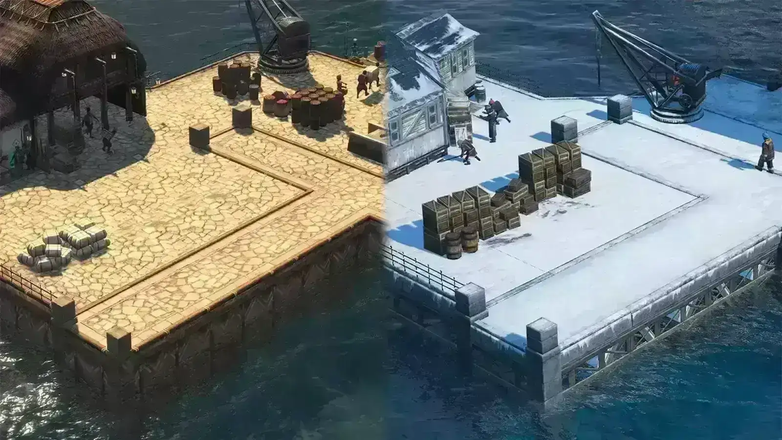 安贝沙和北极的码头街道