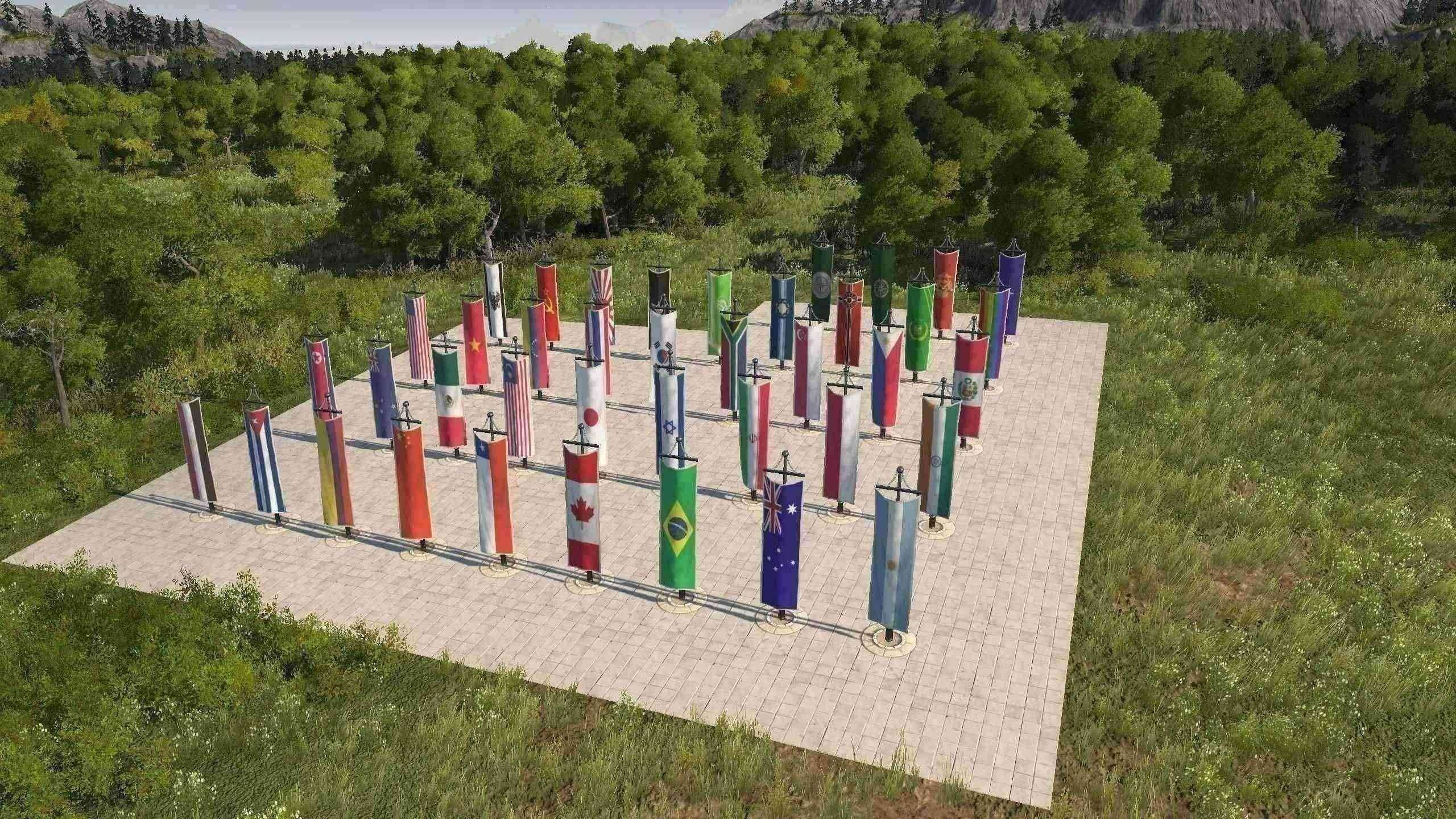 438.webp Ornament Country Flags 装饰国家旗帜