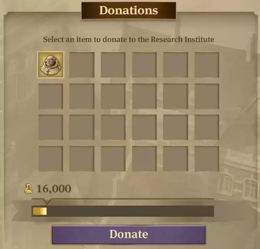 捐赠物品时获得更多的研究点数返还