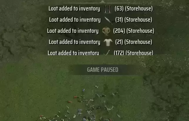 战斗后从敌人尸体上获取战利品