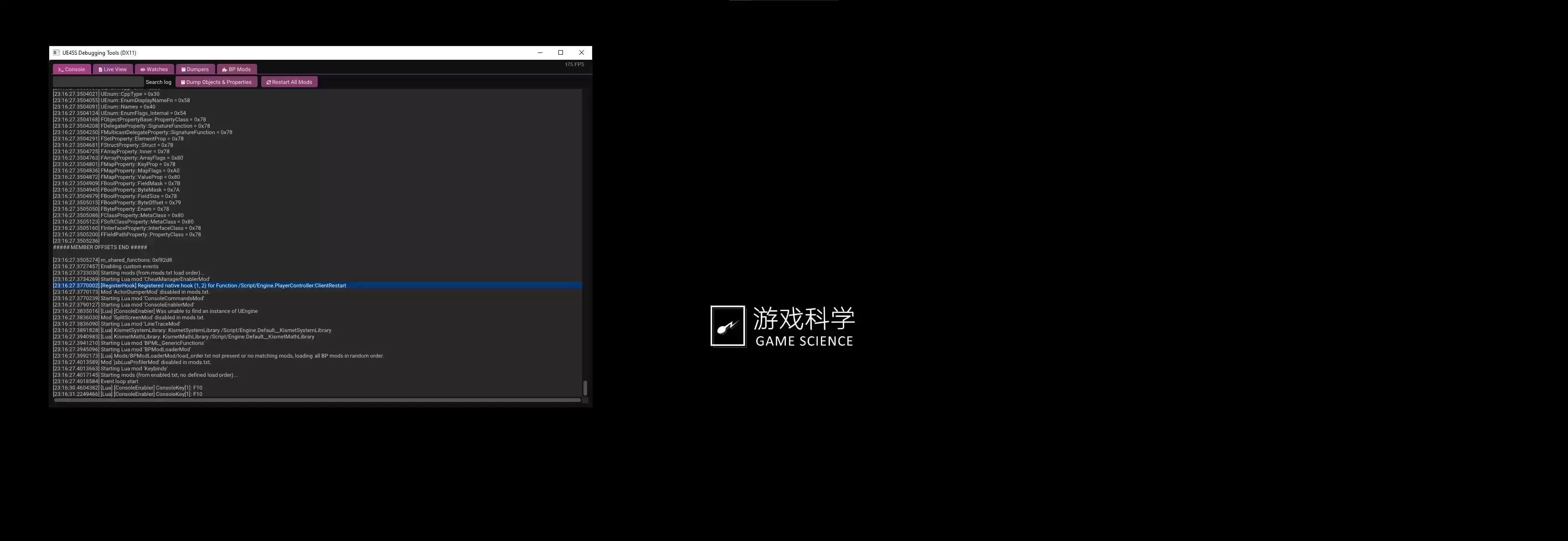 RE-UE4SS - Mod Loader - 调试工具黑悟空版 - Pak Mod Enabler