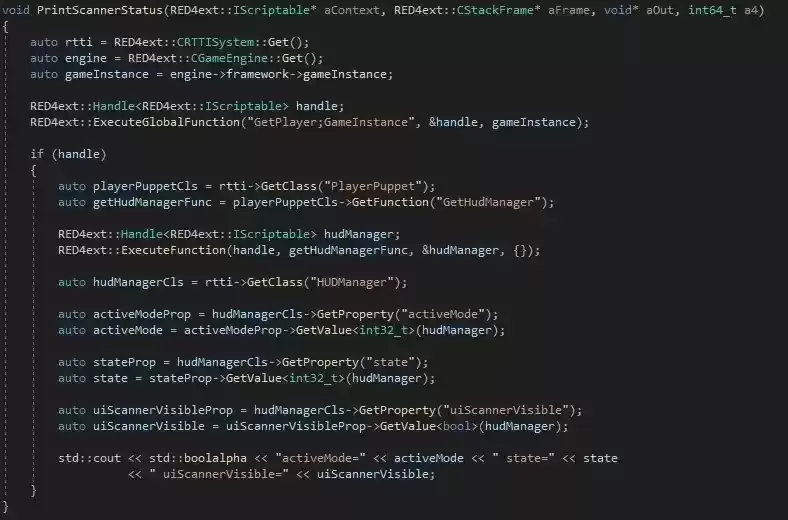 RED4ext 系列脚本扩展器
