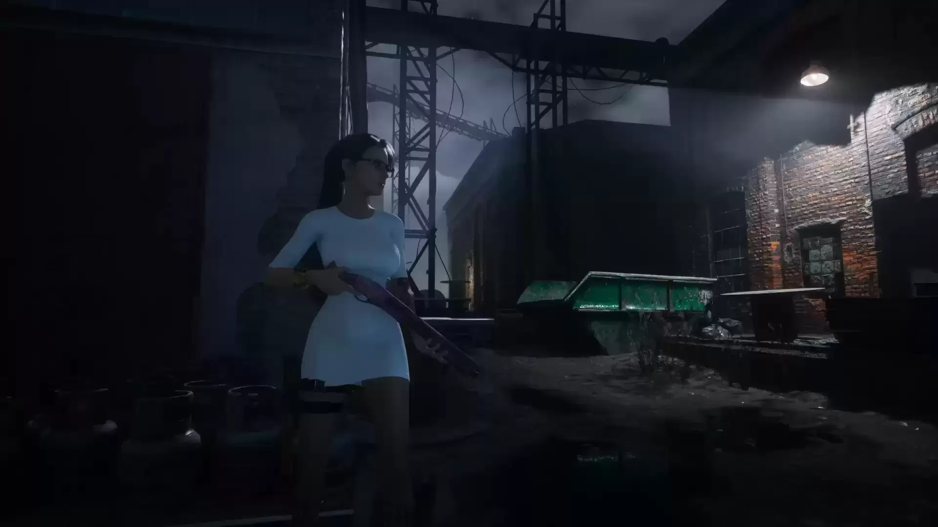 迷失在废弃的工厂