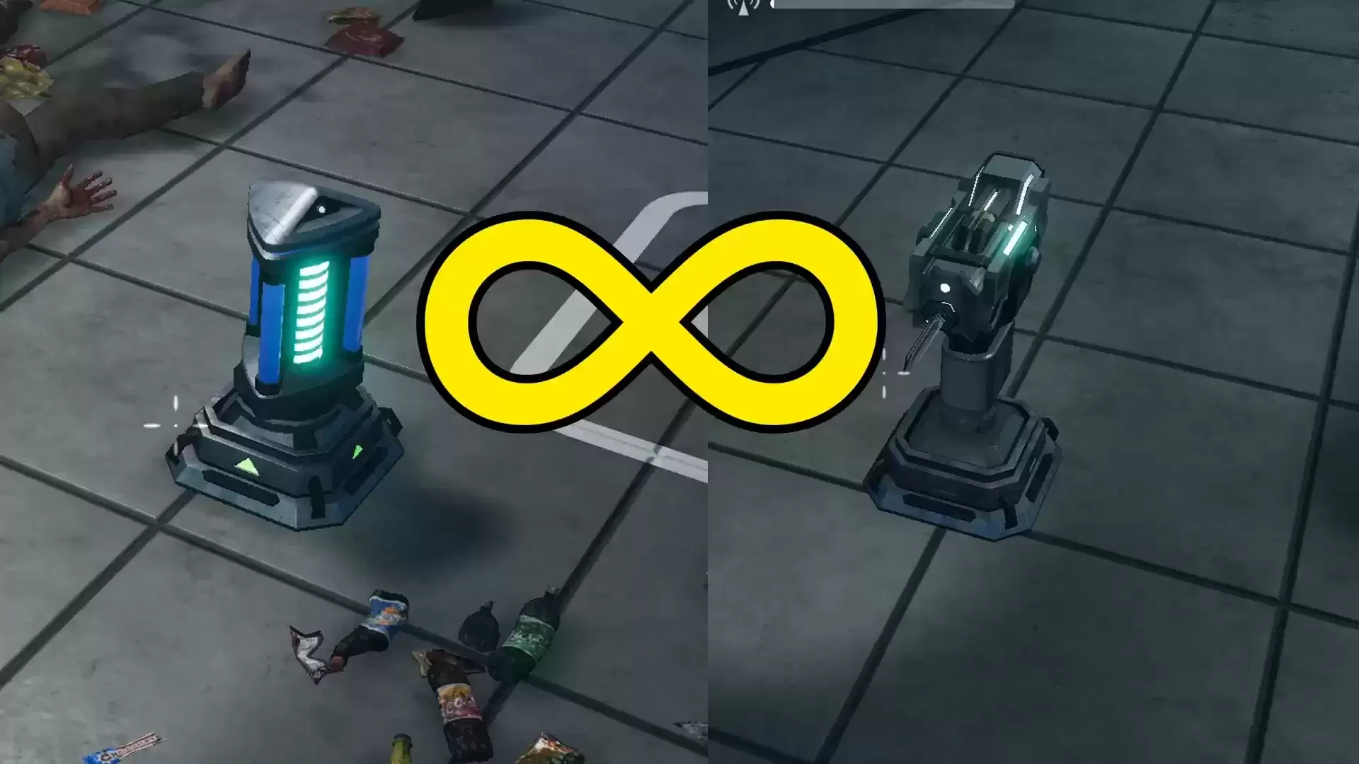 激光和鱼叉的无限弹药