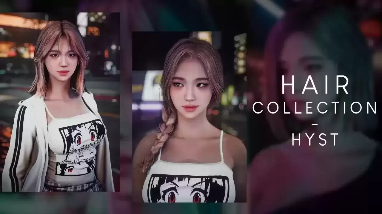 赛博朋克 2077 女性 V 发型合集 —低模风格 CCXL 发型模组