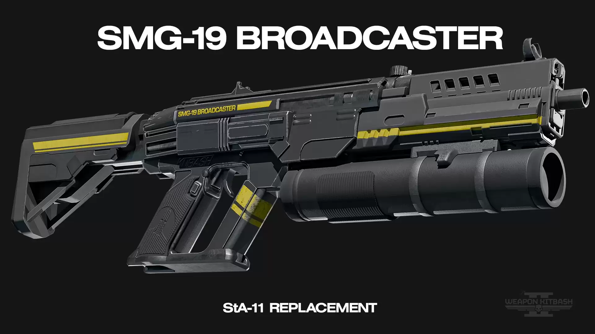 🔥【绝地潜兵2】SMG-19「战术改装」模组｜StA-11武器替换✨
