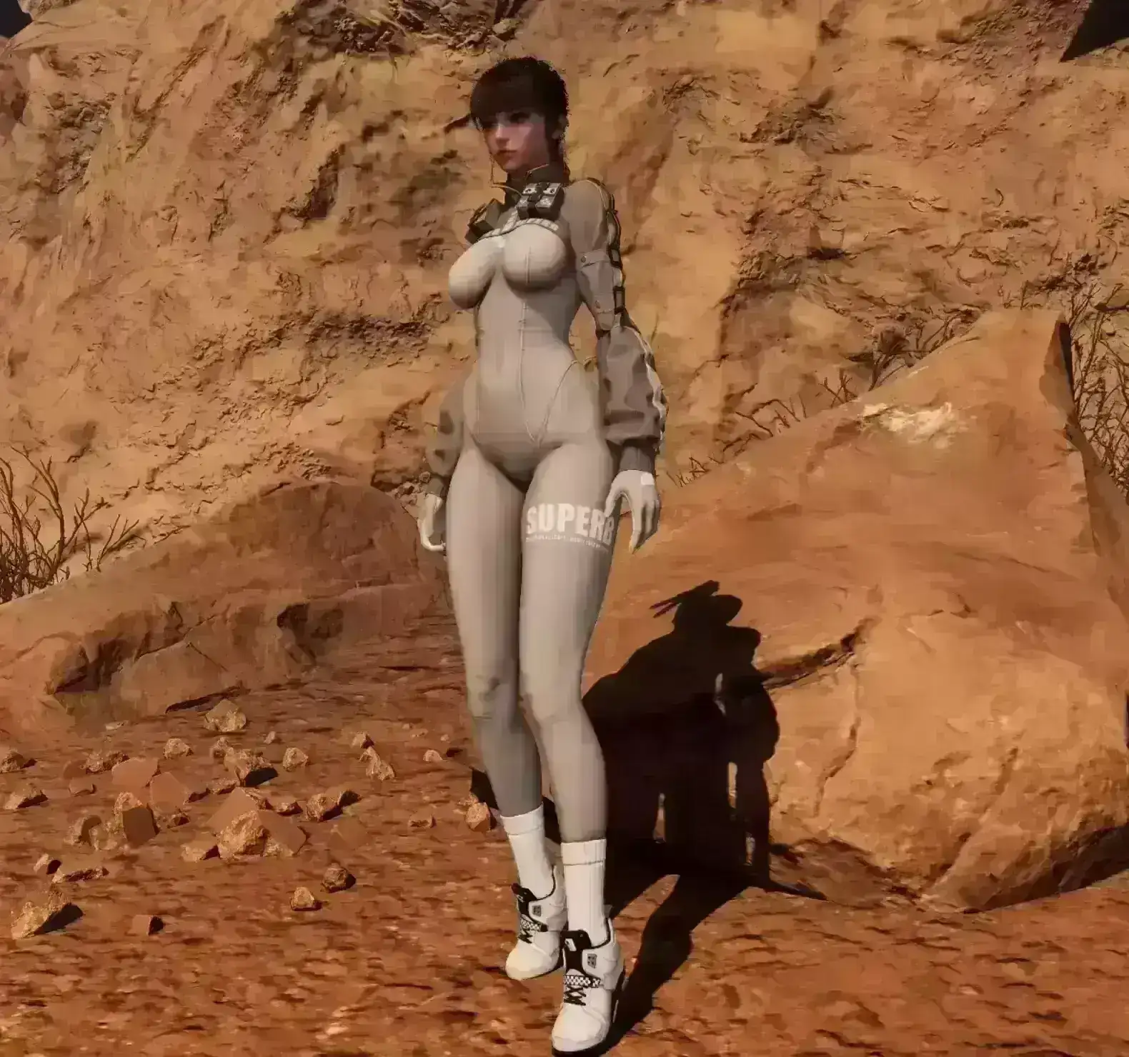 Nikke Eve臀部细节优化MOD - 四色材质随心选