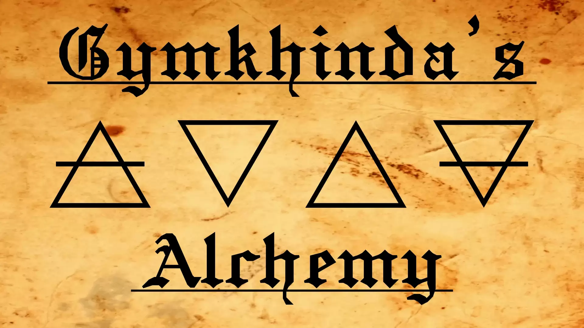 Gymkhinda's 炼金术改革 MOD