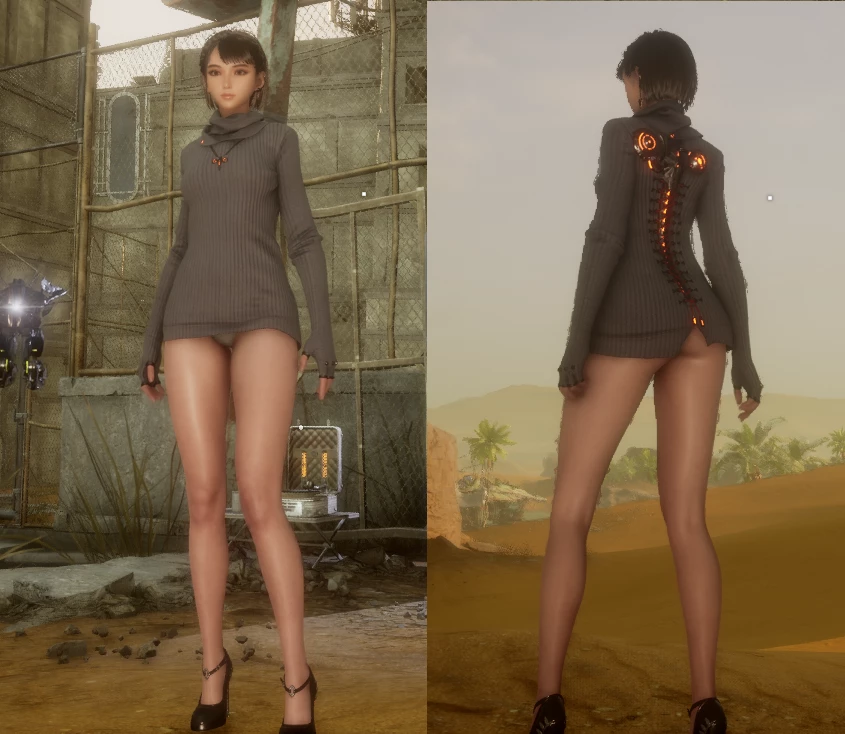 ✨ 剑星伊芙针织短裙MOD：日常时尚解决方案