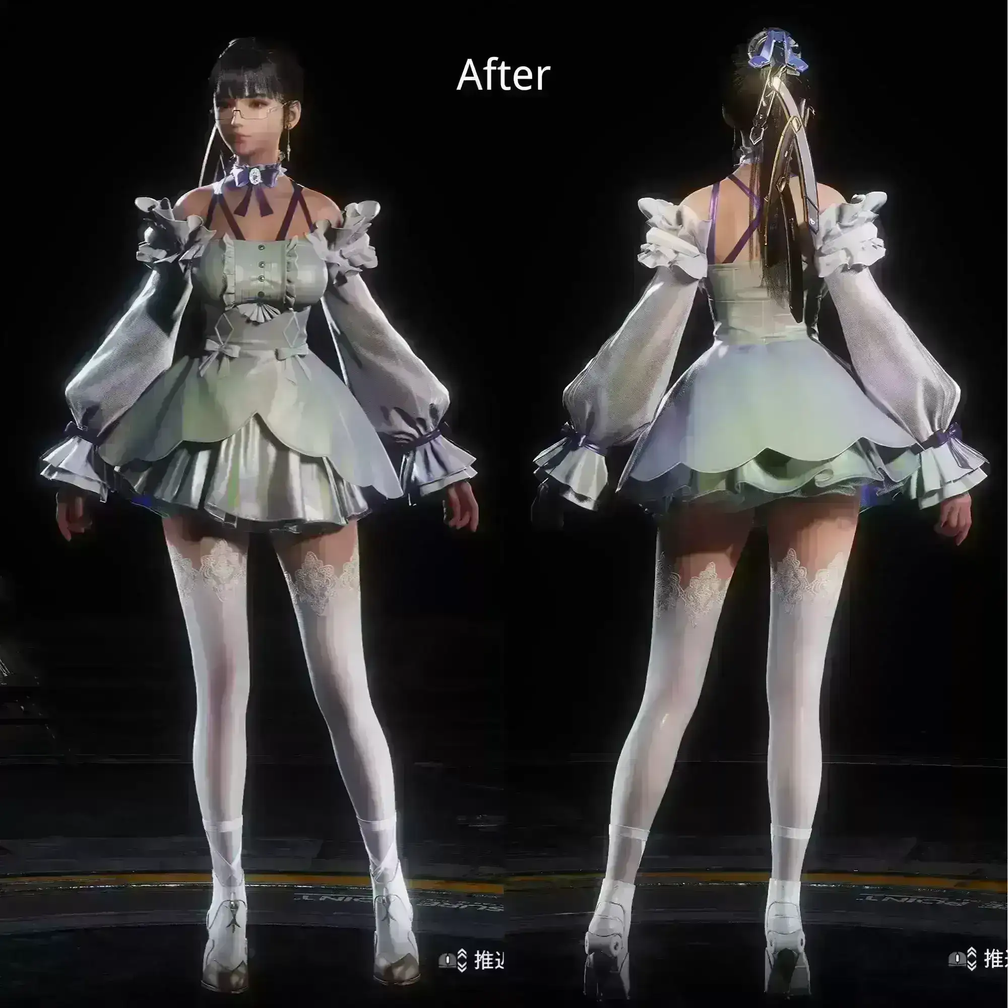 🎀 桃乐丝服饰精简版：移除背部飘带MOD