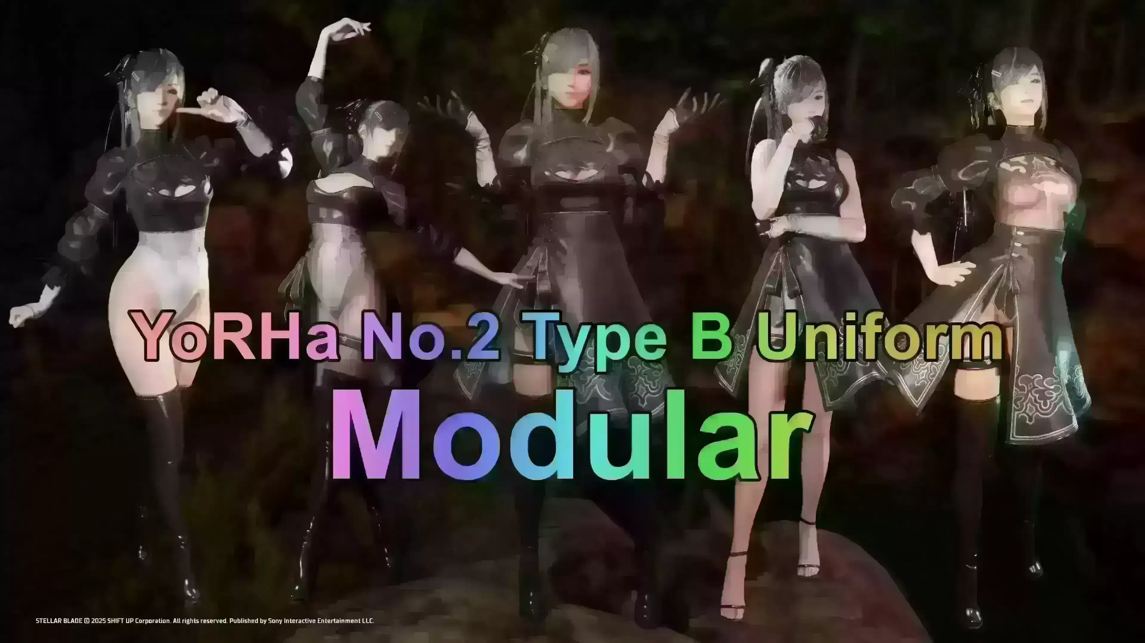 【皮肤MOD】模块化2B战服丨10部件DIY+清凉版自由配
