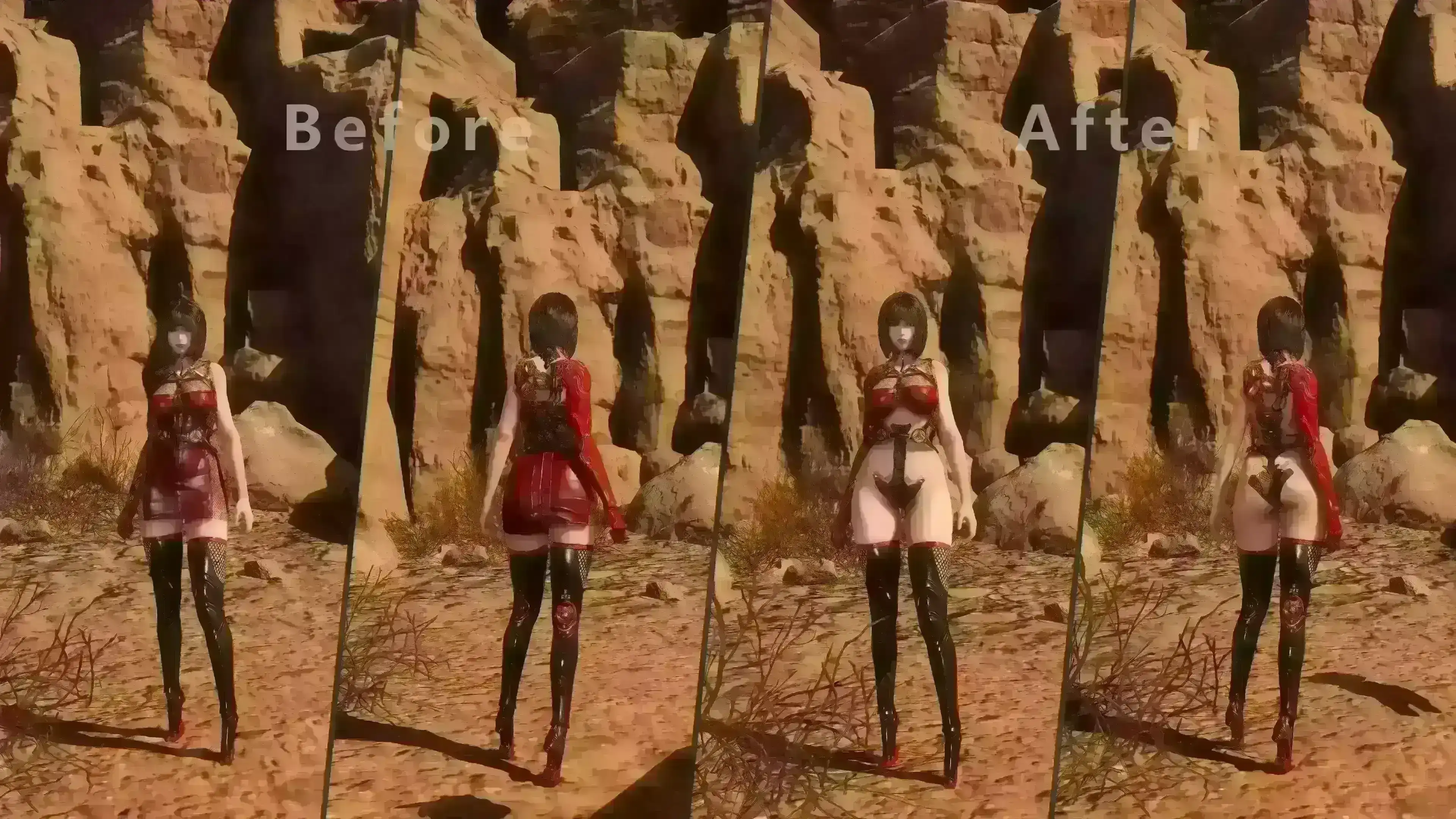 女性化服装调整模组