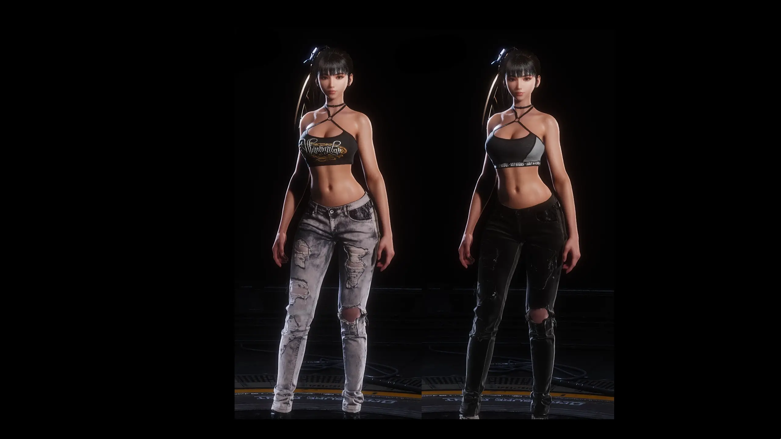 精简版朋克服装