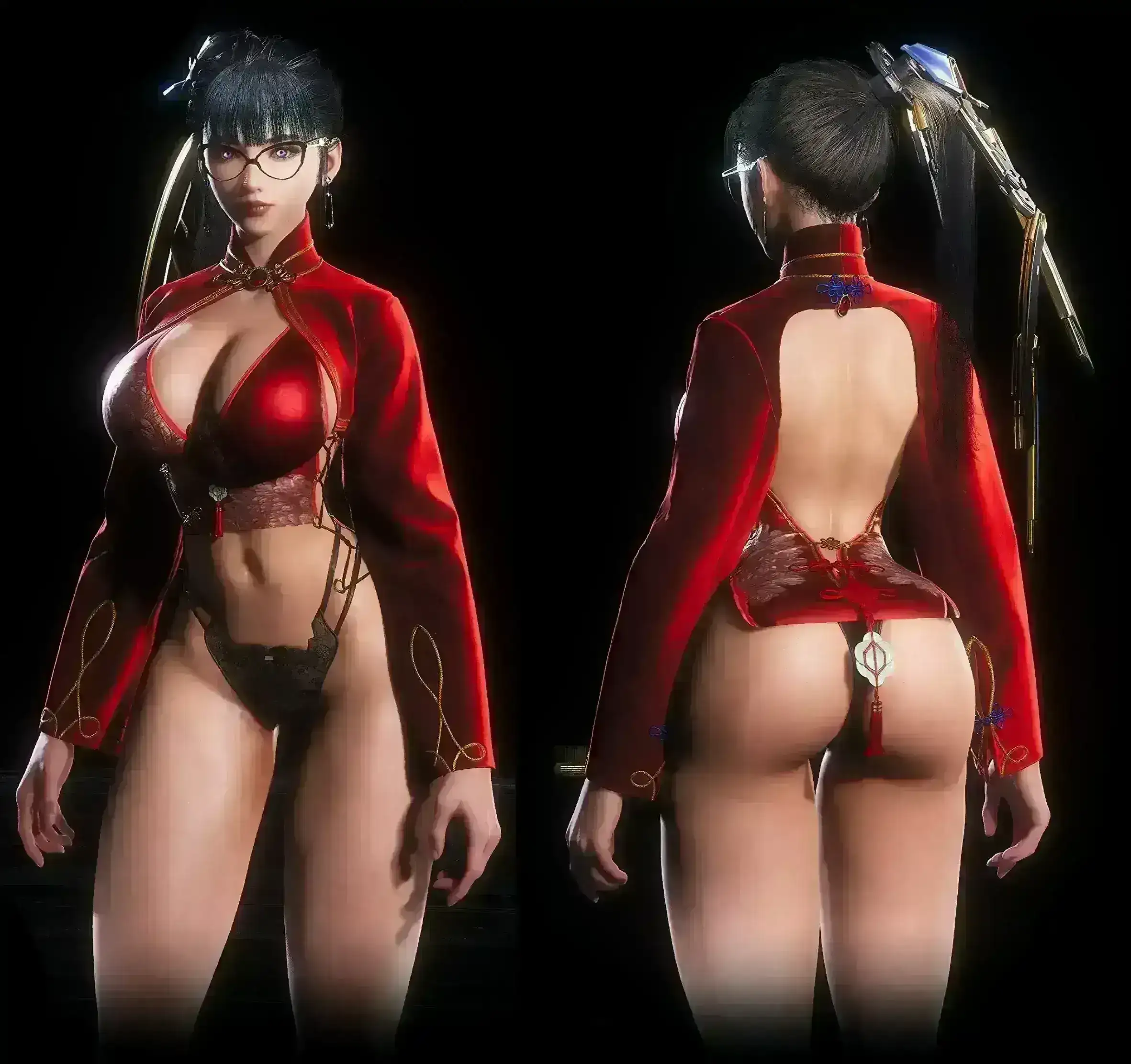 4145.webp 绯红之翼体型优化版 | 双版本 + 高跟鞋调整
