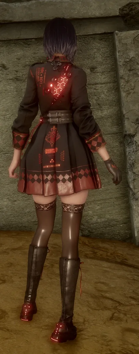 4337.webp 短款黑礼服+高跟鞋