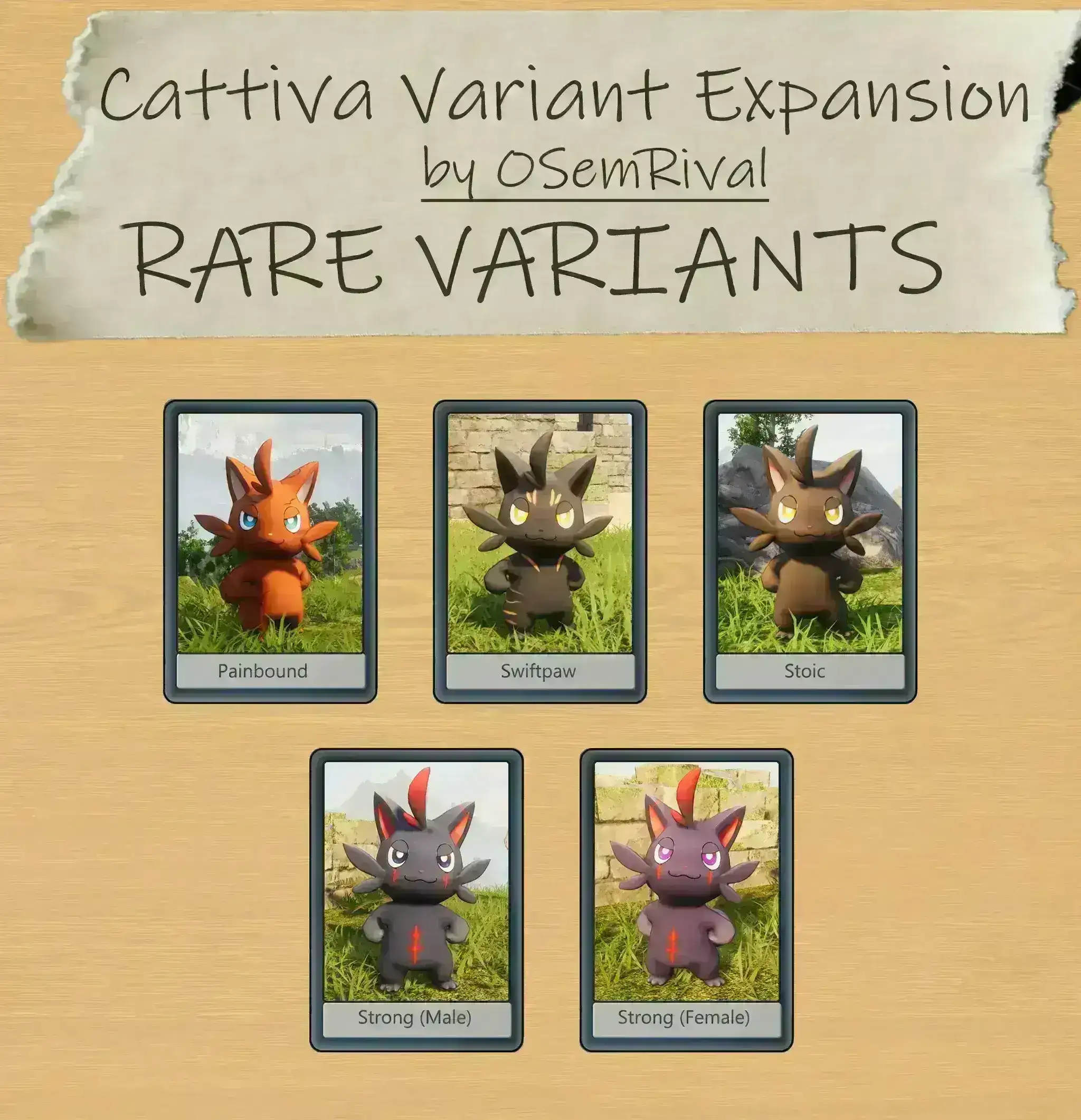 4862.webp 捣蛋猫皮肤扩展MOD - Cattiva Variant Expansion