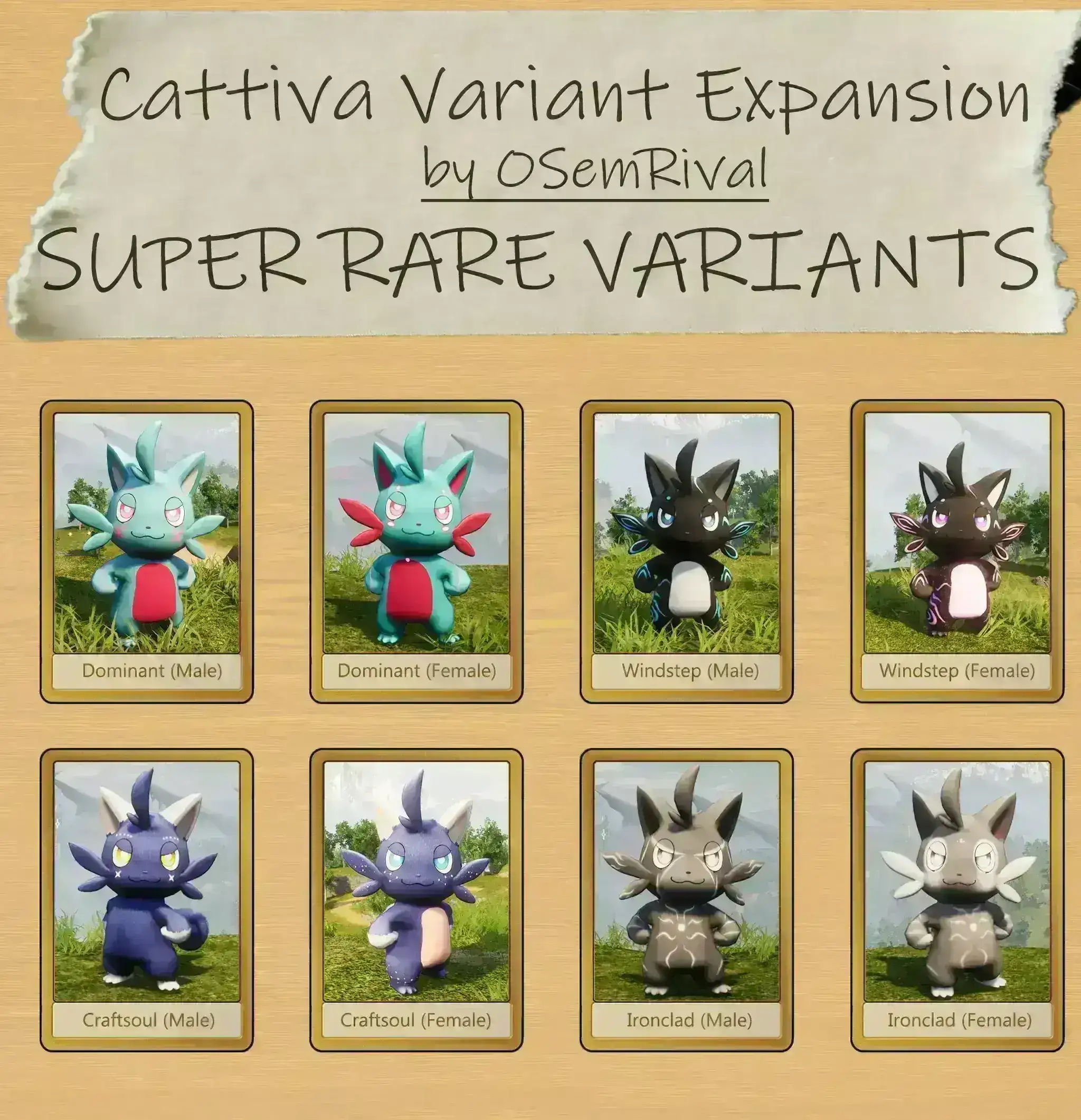 4863.webp 捣蛋猫皮肤扩展MOD - Cattiva Variant Expansion