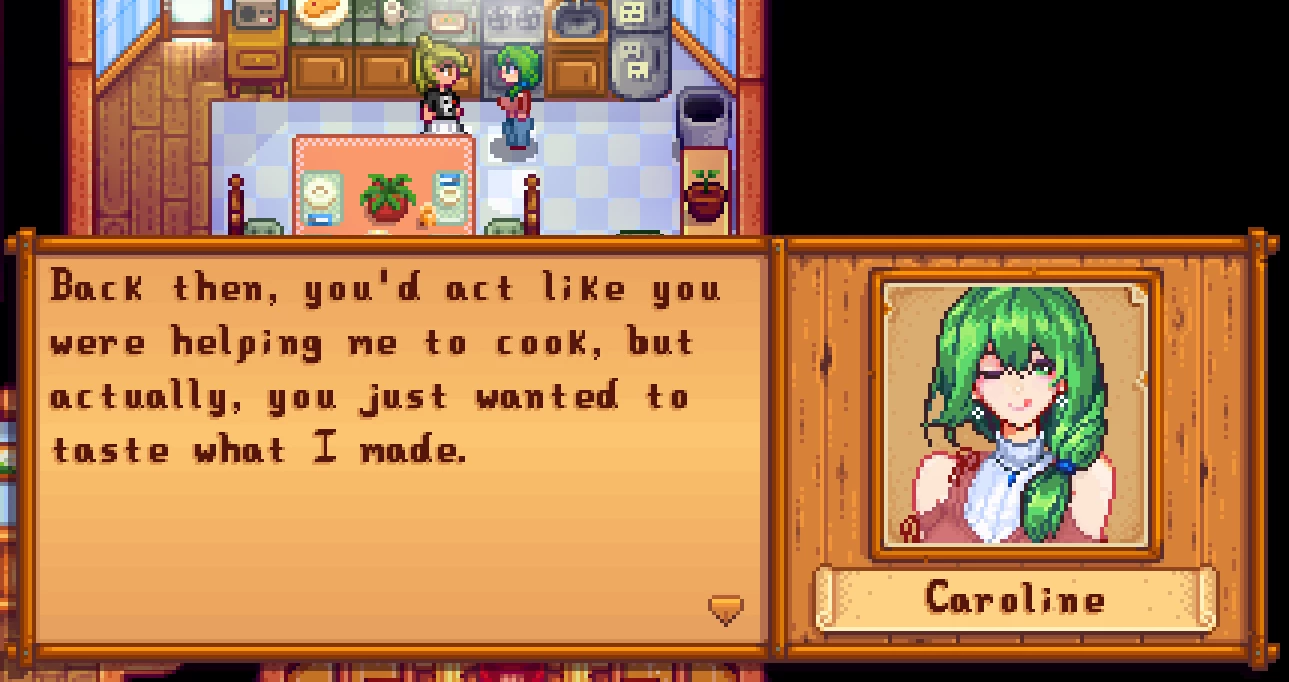 4922.webp Childhood Sweetheart Caroline for 《星露谷物语》 - 青梅竹马剧情扩展婚姻系统