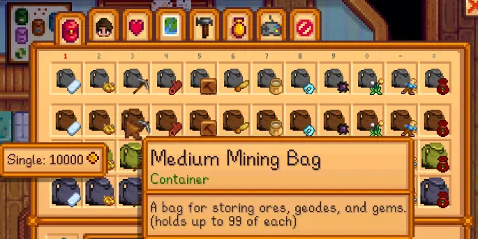 4940.webp Item Bags for 《星露谷物语》 - 多功能收纳袋