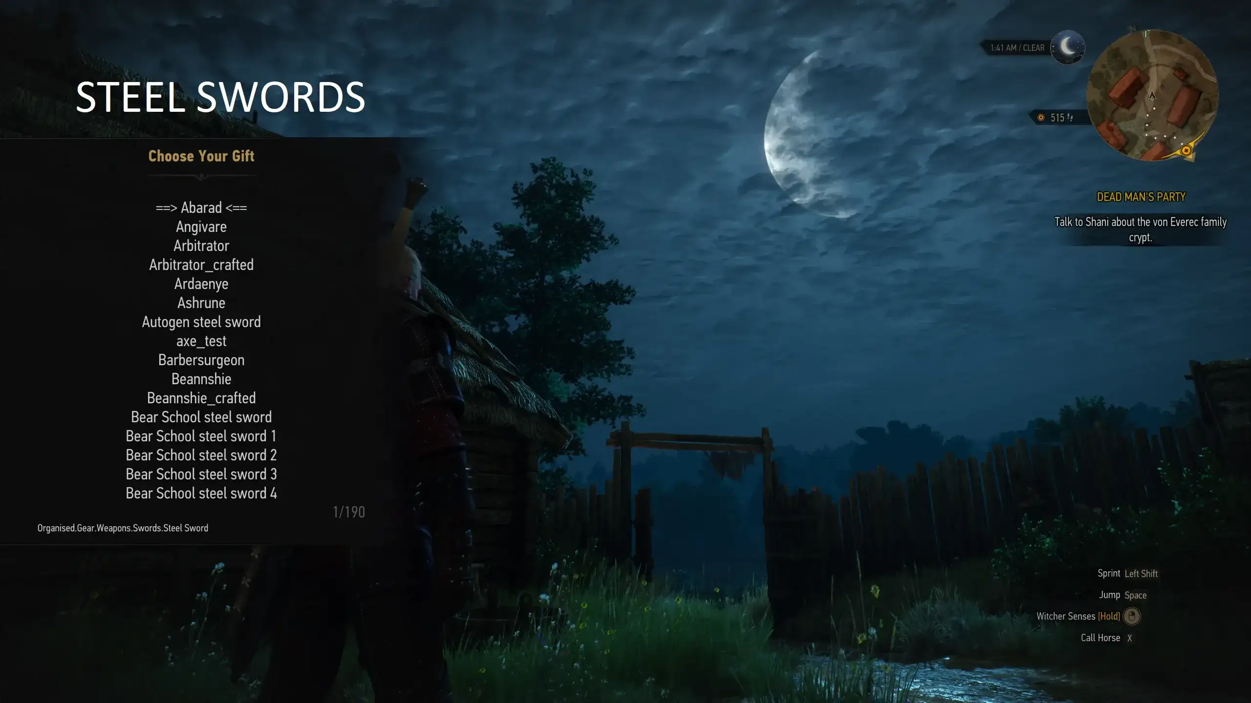 5755.webp 巫师3物品生成器与修改器工具 - Witcher 3 Item Spawner and Trainer v1.0.5