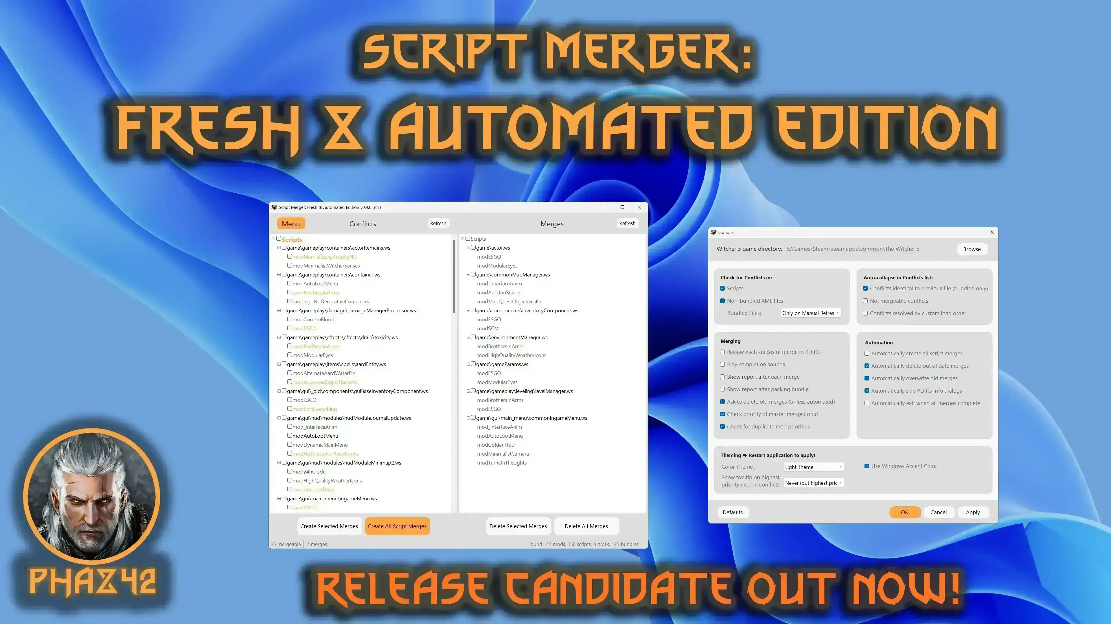 5794.webp 巫师3脚本合并工具 - Script Merger Fresh and Automated Edition v0.9.7