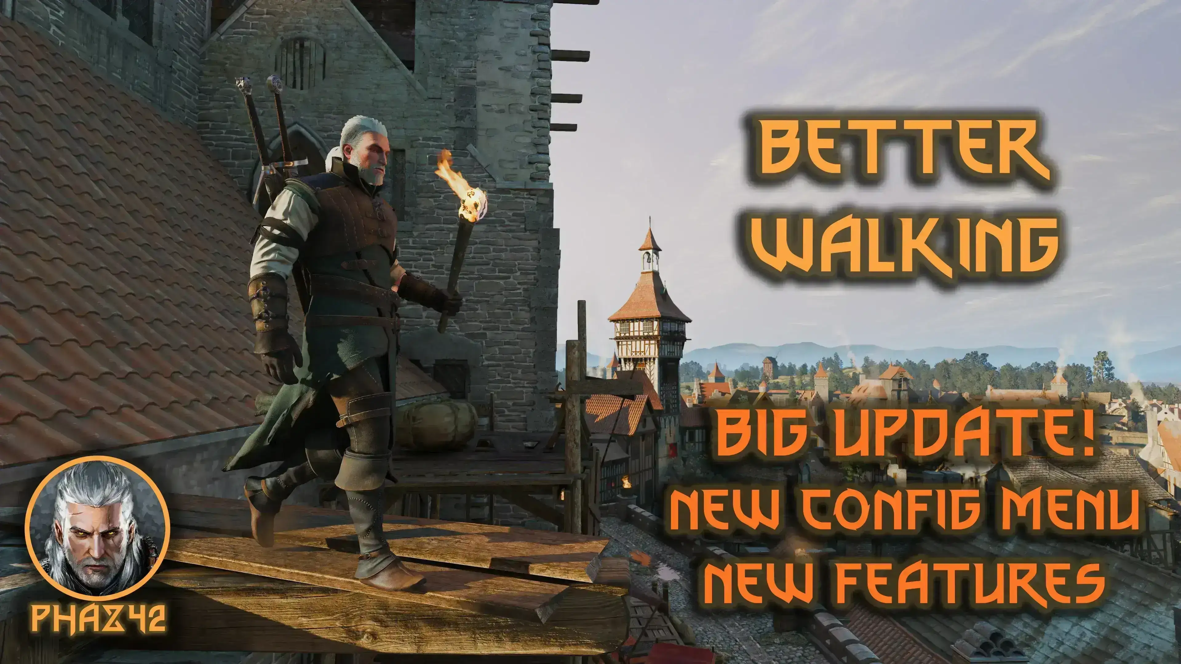 5828.webp 巫师3:狂猎 更好的行走模组 - Better Walking v4.4.1