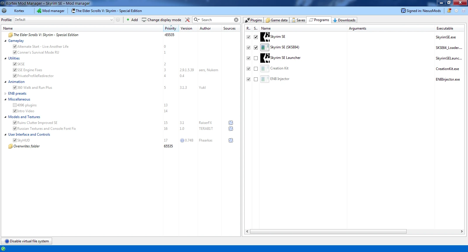 6163.webp 上古卷轴5天际MOD管理器工具 - Kortex Mod Manager