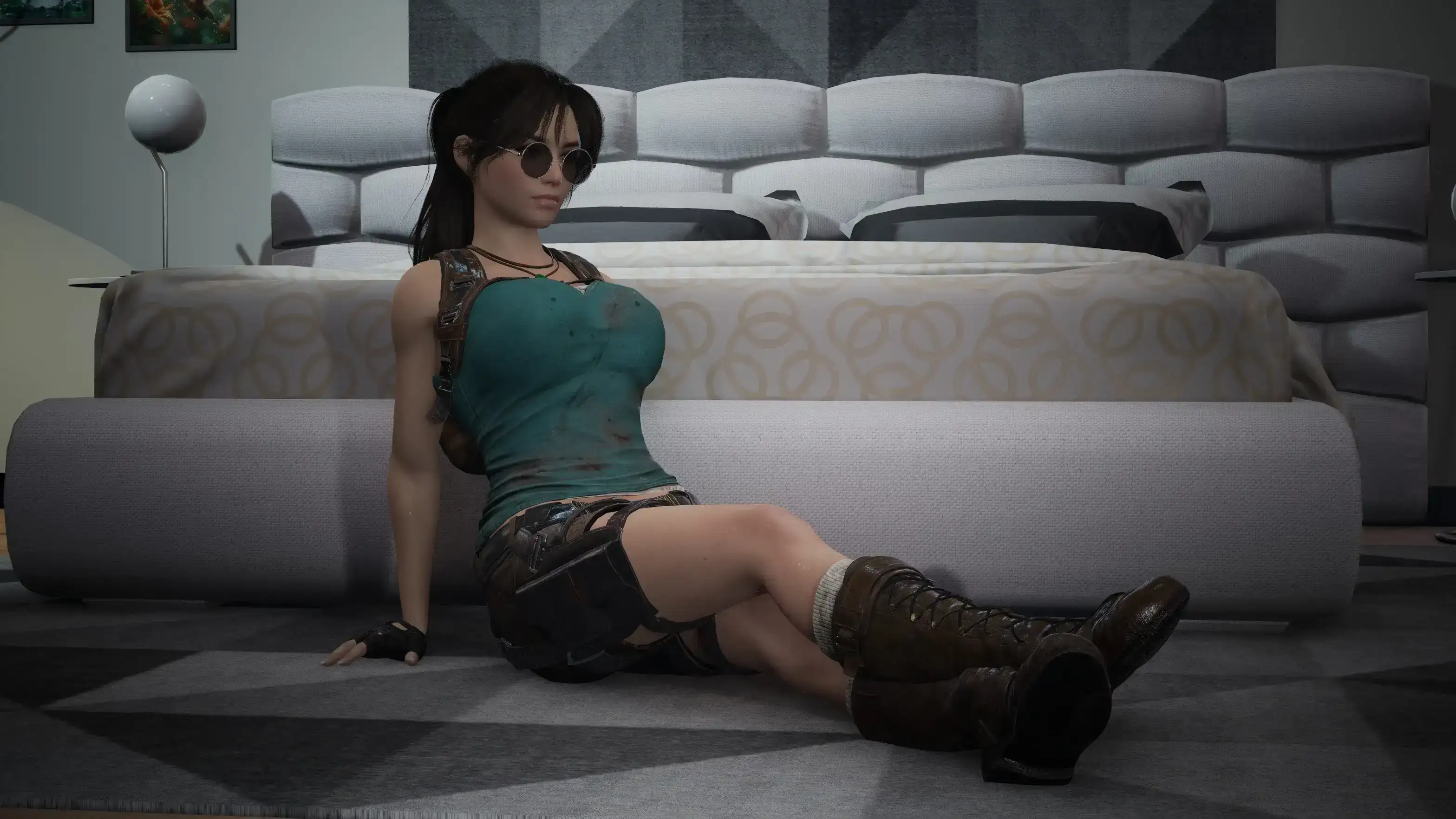 致命解药劳拉·克劳馥服装MOD - Lara Croft clothes (DbD) for Jodi