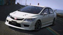 【GTA5载具】2008款本田思域Type-R (FD2)：性能与个性的完美结合，Mugen & J's Racing套件加持