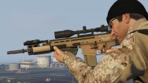 GTA5 SCAR-H DMR 2.0 - 全新定制狙步，细节满满