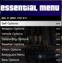Essential Menu - LemonUI 版本 v1.3.35.1