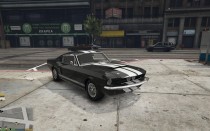 【GTA5载具】1967福特野马GT500：经典肌肉车的完美再现，打破窗户的真实感体验