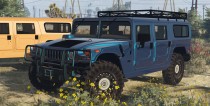 【GTA5载具】悍马H1 [Autovista] 2.0：硬派越野王者，细节满分的军事级战车