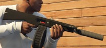 GTA5 极限火力：AA-12 自动散弹枪 MOD (无附加握把)