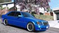【GTA5载具】梅赛德斯-奔驰 W140 AMG：豪华与性能的完美结合