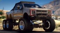 【GTA5载具】2020款福特 F350 6X6：洛圣都最强越野巨兽，细节与真实感的完美结合