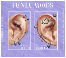 线上女角色耳环套装 MOD v1.0 [Add-On]