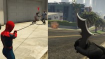 GTA5 蜘蛛侠&蝙蝠侠 MOD（爆炸蝙蝠飞镖）已过时，强烈不推荐