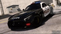 【GTA5载具】2017款梅赛德斯-AMG GT R警车版：极致细节，完美还原海克雷斯特郡警察局的骄傲