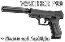 GTA5 Walther P99 高精度替换 MOD (附闪光灯和消音器)