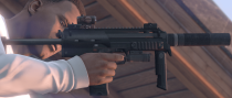 GTA5 极致真实感枪械MOD：MP7迷你冲锋枪重制版