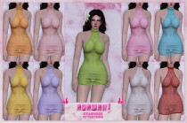 线上女角色鱼网连衣裙 MOD v1.0 [Add-On]