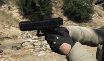 GTA5 MOD：深色版 Metroidguy PAYDAY 2 Glock 17 枪皮（超真实材质）