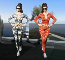 圣诞节运动装及女性线上角色替换模型 v1.0 [Replace]