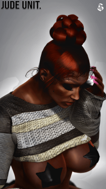 Jude Unit 发饰 MOD 适用于线上女角色 [Add-On]