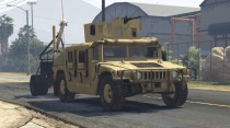 【GTA5载具】M1116 Humvee Up-Armored：洛圣都最强武装越野车，现代战争的象征