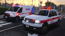 【GTA5载具】SAMS Speedo Express Ambulance & Dundreary Landroamer Paramedic Supervisor：洛圣都最真实的急救车队！